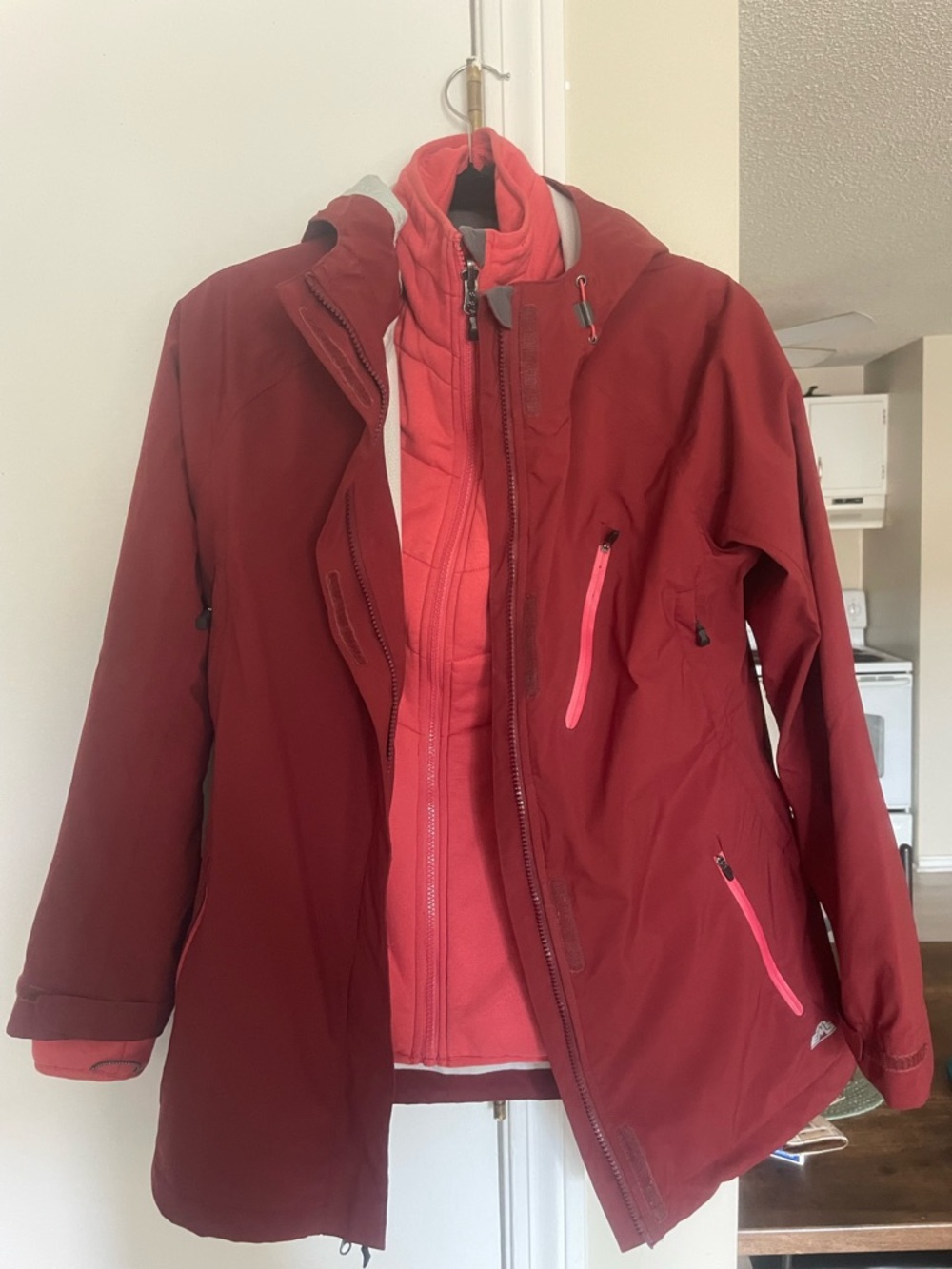 EMS Women's Red 3-in-1 Insulated Jacket